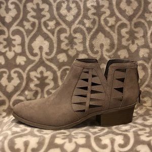 Cutout Ankle Bootie